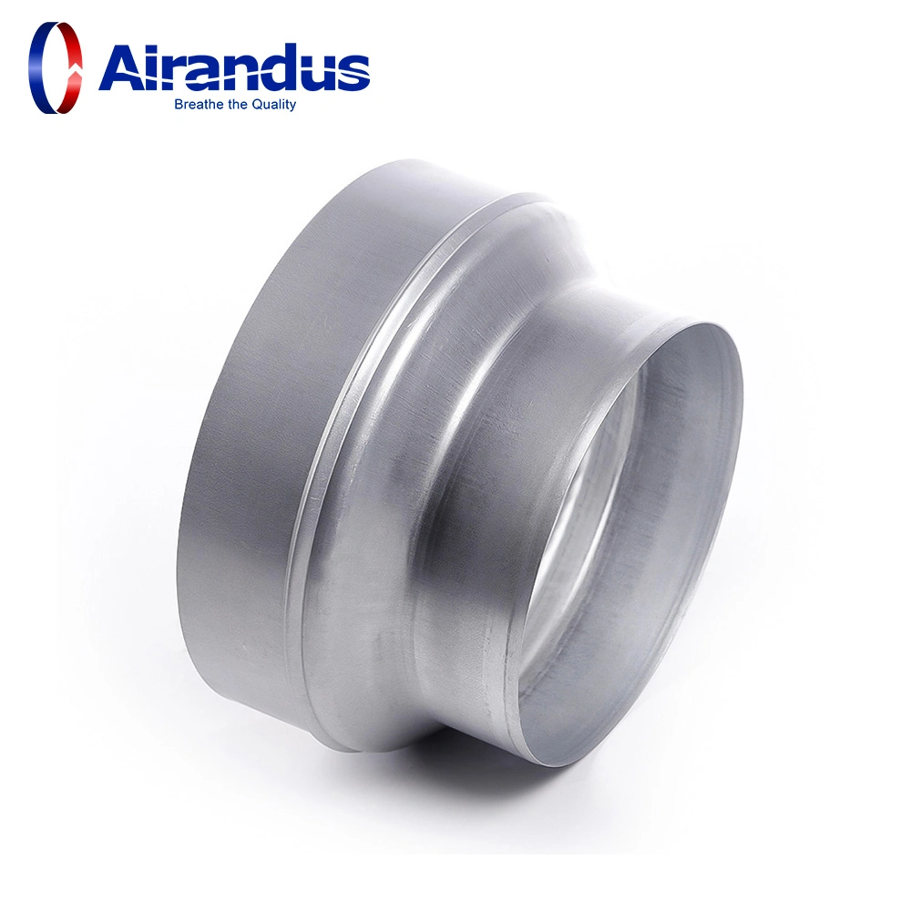 Wholesale Factory Price HVAC Ventilation System Ducting RC Reducer Connector Stainless Steel Air Duct Spiral Fitting Reducer